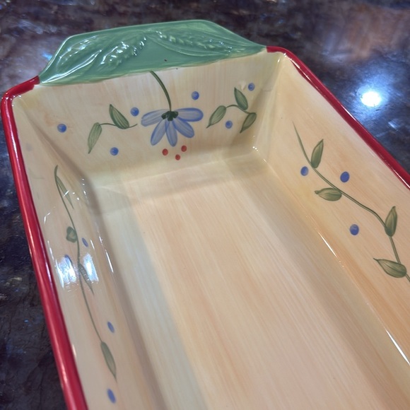 Pfaltzgraff Napoli Hand-Painted Ceramic Tray - Picture 4 of 12